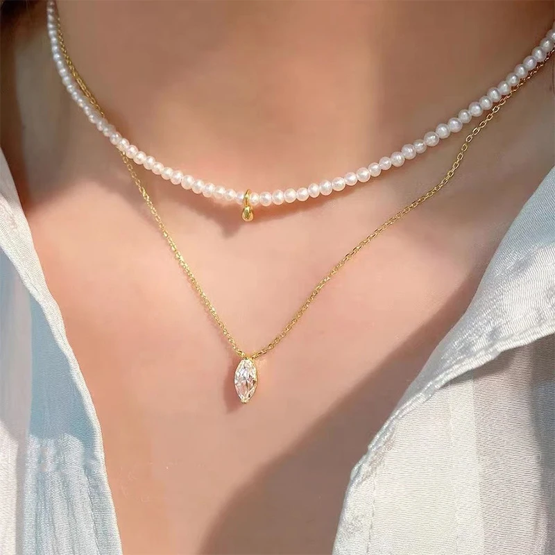 Lnkry Brilliant 5x10mm Lab Diamond Pendant Necklace Solitaire Marquise Cut Moissanite Necklace With Certificate Jewelry Gift
Lnkry Brilliant 5x10mm Lab Diamond Pendant Necklace Solitaire Marquise Cut Moissanite Necklace With Certificate Jewelry Gift