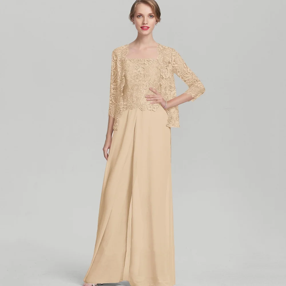 Mother Dresses Vintage Customized Jumpsuit Lace Bride Party Dress Tank Formal Occasion Gown Applique robes invitée mariage
Mother Dresses Vintage Customized Jumpsuit Lace Bride Party Dress Tank Formal Occasion Gown Applique robes invitée mariage