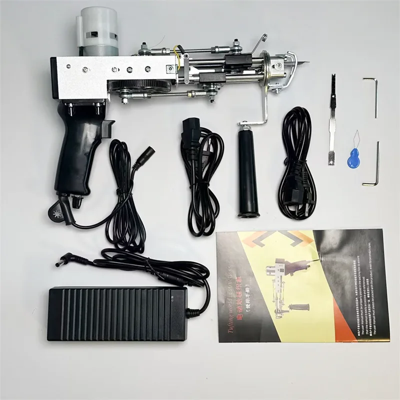 Tufting Gun 2 in 1 Set Electric Carpet Tufting Gun Electric Carpet tapis Knitting Tufting Pistol Weaving Flocking Rug Machine
Tufting Gun 2 in 1 Set Electric Carpet Tufting Gun Electric Carpet tapis Knitting Tufting Pistol Weaving Flocking Rug Machine