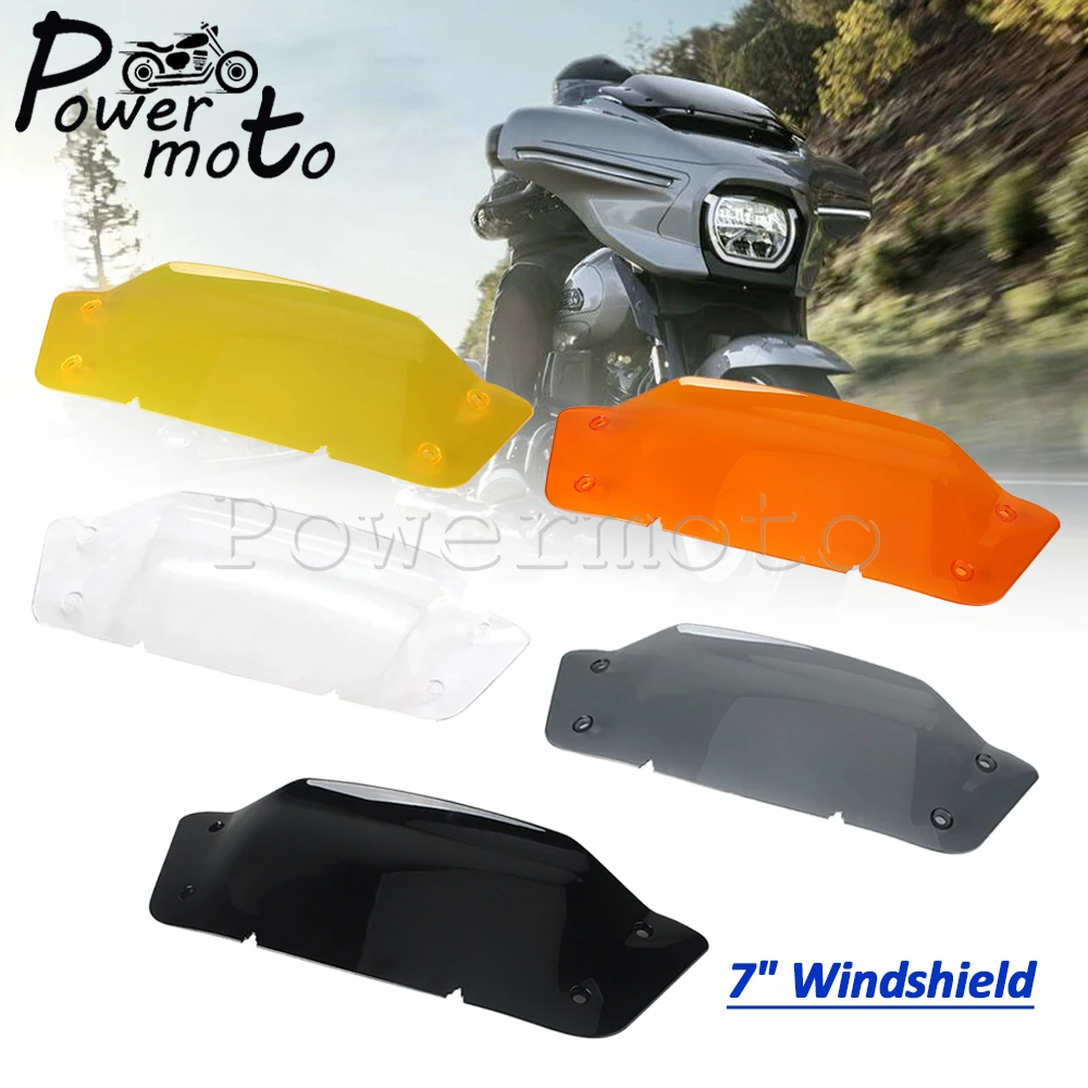 Motorcycle Front Fairing Wind Shield Spoiler Deflector For Harley CVO Street Glide FLHXSE FLHX/I 2024 7" Windscreen Extenstor
Motorcycle Front Fairing Wind Shield Spoiler Deflector For Harley CVO Street Glide FLHXSE FLHX/I 2024 7" Windscreen Extenstor
