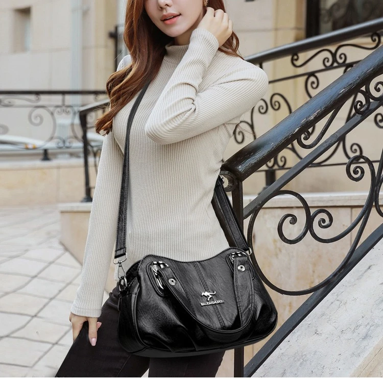 Износостойкая женская сумка из искусственной кожи, сумка через плечо большой вместимости с несколькими карманами, сумка на одно плечо
Износостойкая женская сумка из искусственной кожи, сумка через плечо большой вместимости с несколькими карманами, сумка на одно плечо