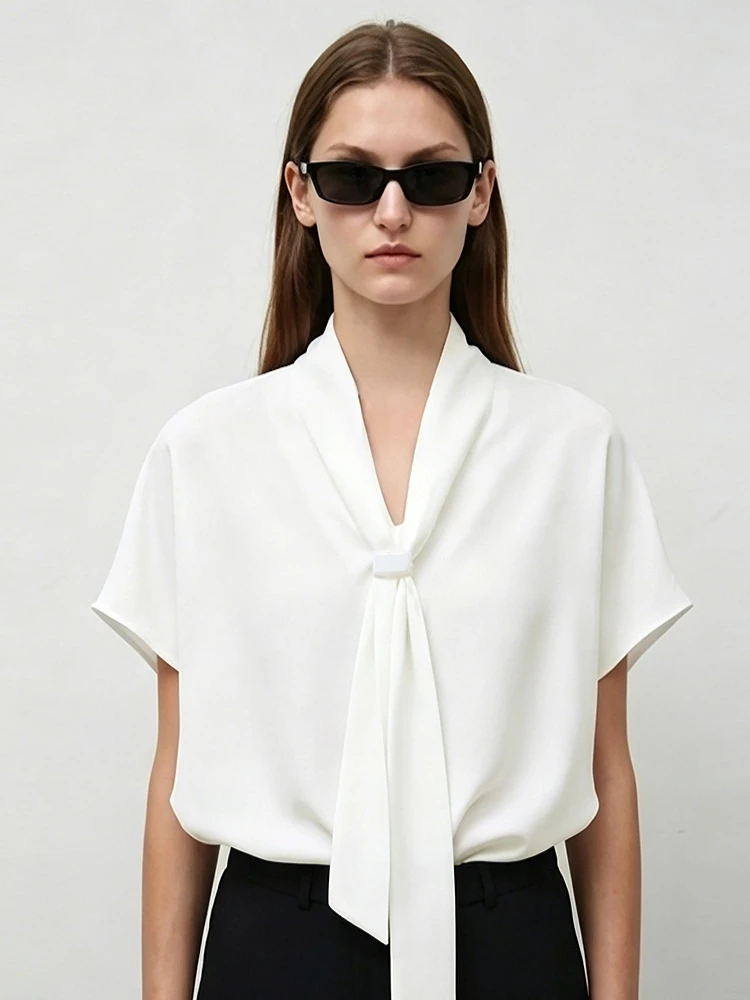Amii Women's Elegant Blouses 2026 Summer New Patchwork Dolman Sleeve Chiffon Top Tie Neck Loose Casual Women's Clothing 12612016
Amii Women's Elegant Blouses 2026 Summer New Patchwork Dolman Sleeve Chiffon Top Tie Neck Loose Casual Women's Clothing 12612016