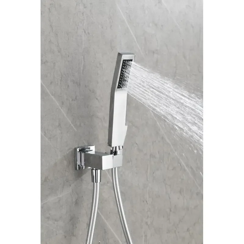 Shower Set System Bathroom Luxury Rain Mixer Shower Combo Set Wall Mounted Rainfall Shower Head Faucet
Shower Set System Bathroom Luxury Rain Mixer Shower Combo Set Wall Mounted Rainfall Shower Head Faucet