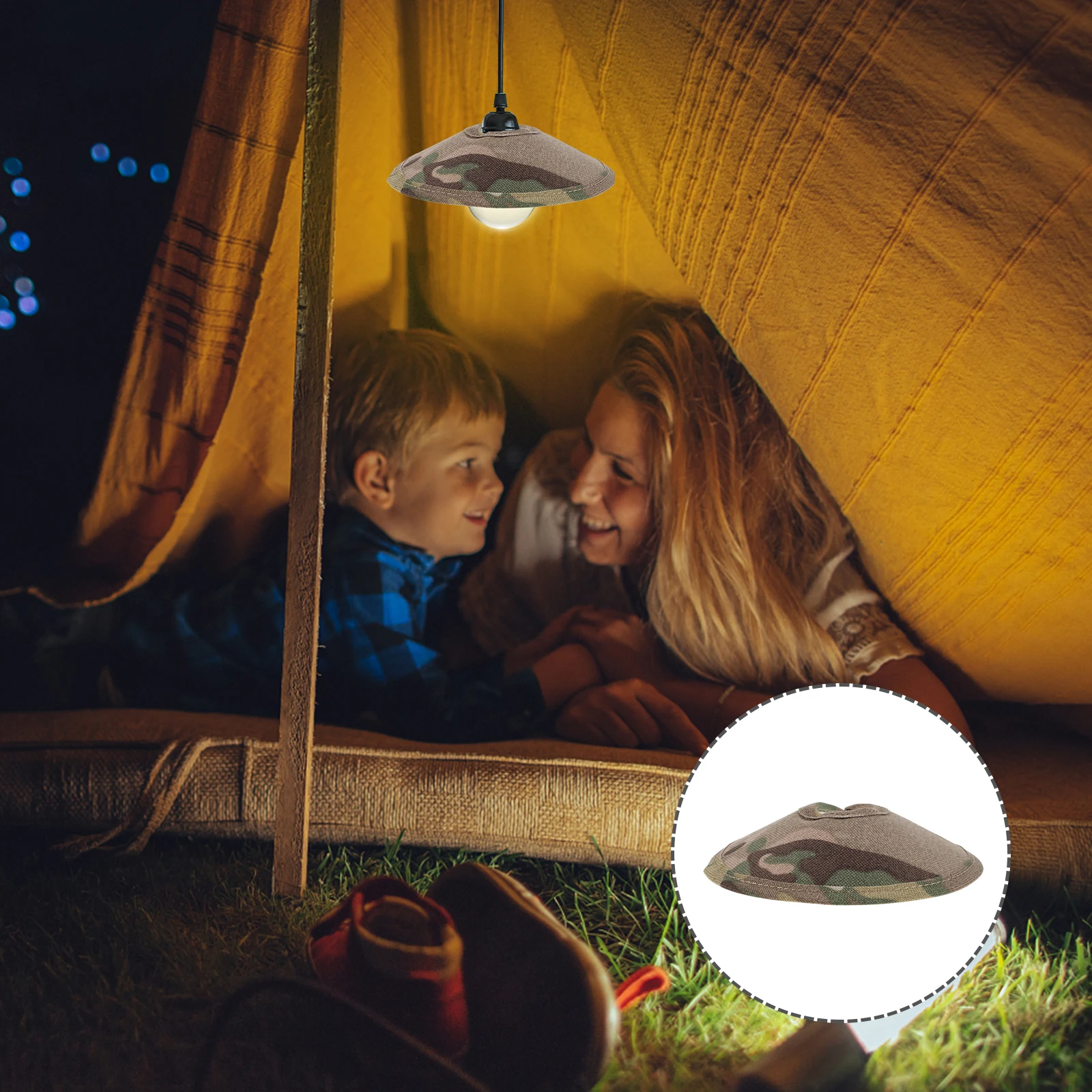 Canvas Lampshade for Camping Outdoor Travel Small Campfire Hanging Shade Cover Portable Durable Lightweight Compact
Canvas Lampshade for Camping Outdoor Travel Small Campfire Hanging Shade Cover Portable Durable Lightweight Compact