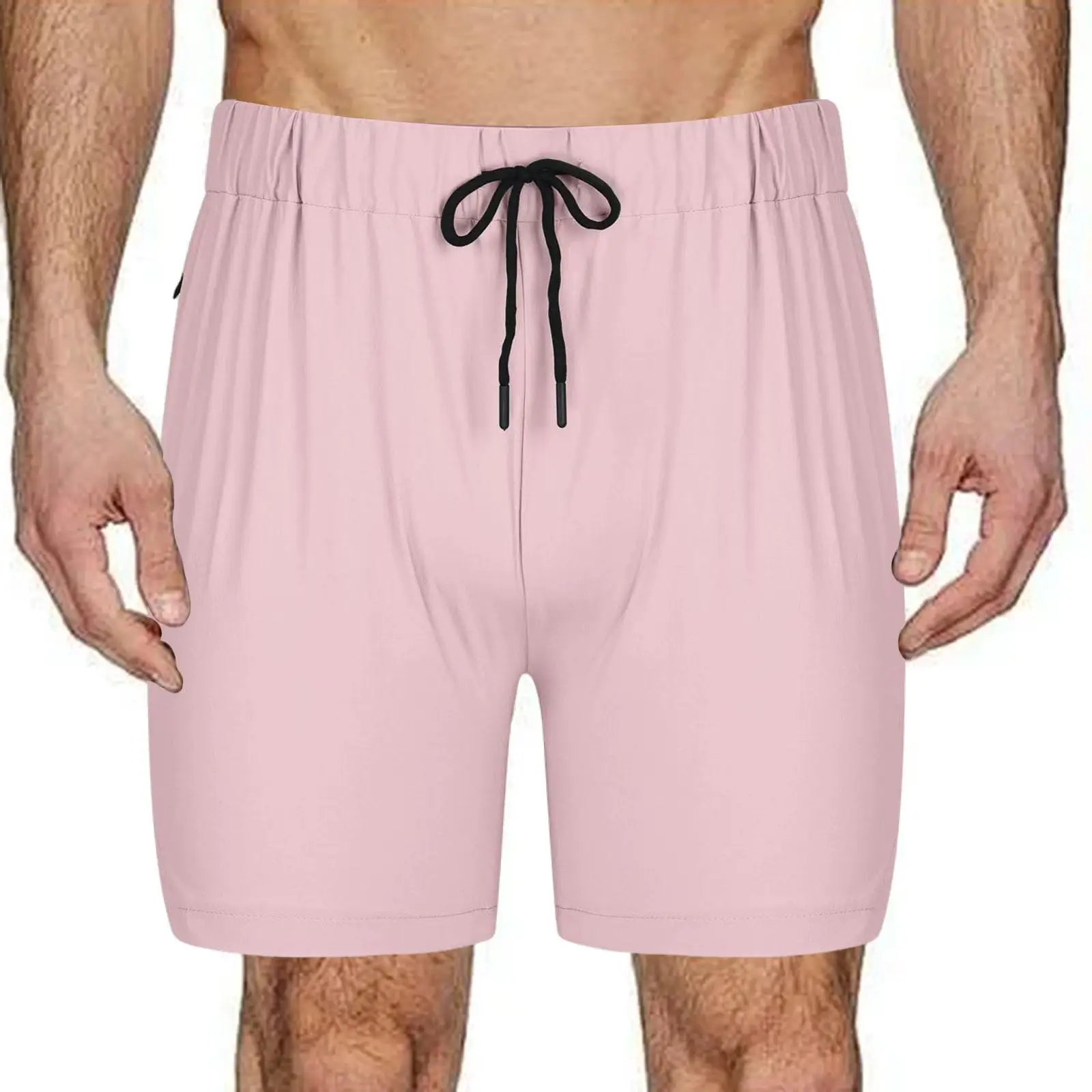 Mens Workout Shorts Drawstring Comfortable with Towel Loop Quick Dry Athletic Running Shorts for Beach Fitness Gym Exercise Pink
Mens Workout Shorts Drawstring Comfortable with Towel Loop Quick Dry Athletic Running Shorts for Beach Fitness Gym Exercise Pink