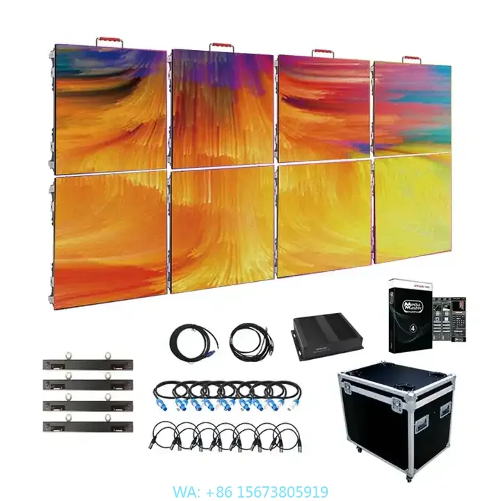 500*500mm Outdoor Indoor P2.6 P2.9 P3.91 P4.8 Rental LED Display Screen 1200cd Brightness 3-Year Warranty for Church
500*500mm Outdoor Indoor P2.6 P2.9 P3.91 P4.8 Rental LED Display Screen 1200cd Brightness 3-Year Warranty for Church