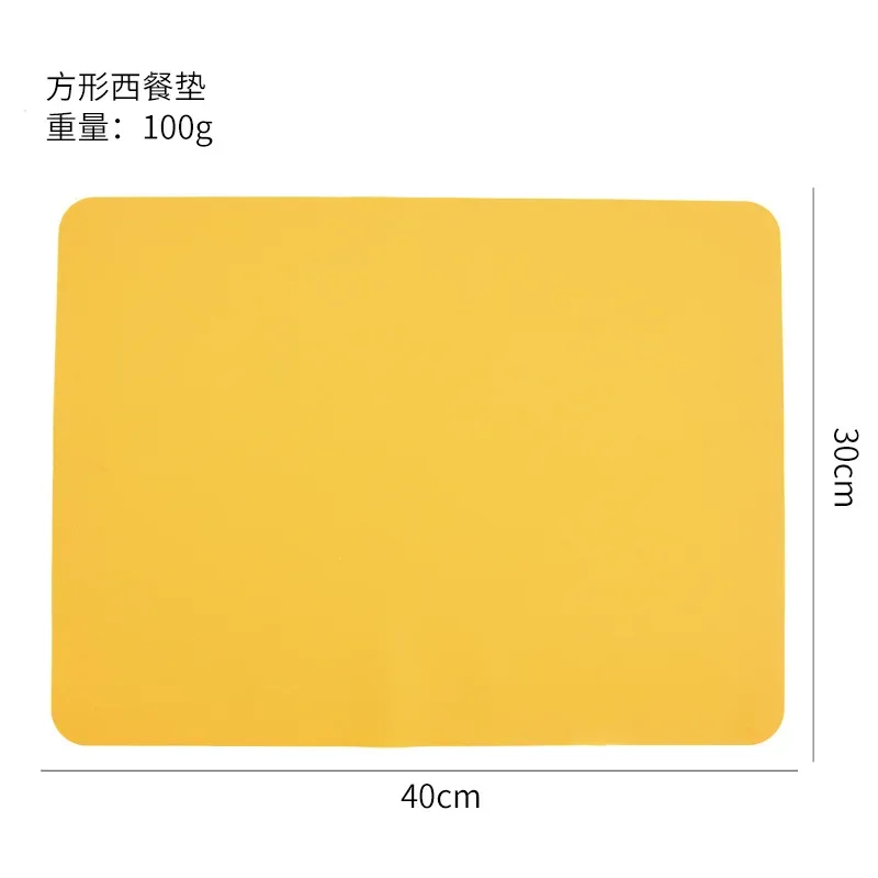 40 * 30cm children's silicone placemat Nordic Morandi insulated placemat solid color student dining table mat Western food mat
40 * 30cm children's silicone placemat Nordic Morandi insulated placemat solid color student dining table mat Western food mat