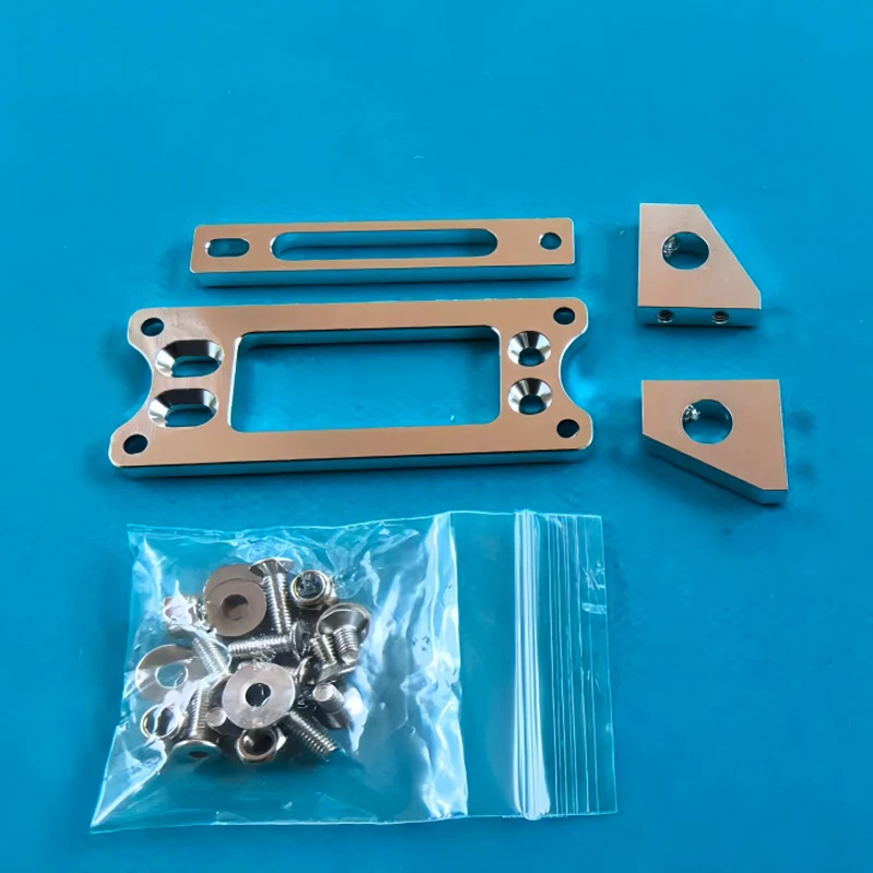 1Set Aluminum Alloy Servo Mount Adjustable Width Mounting Bracket Assembly Holder for RC Airplane Boat Car 40-41mm Width Servos
1Set Aluminum Alloy Servo Mount Adjustable Width Mounting Bracket Assembly Holder for RC Airplane Boat Car 40-41mm Width Servos