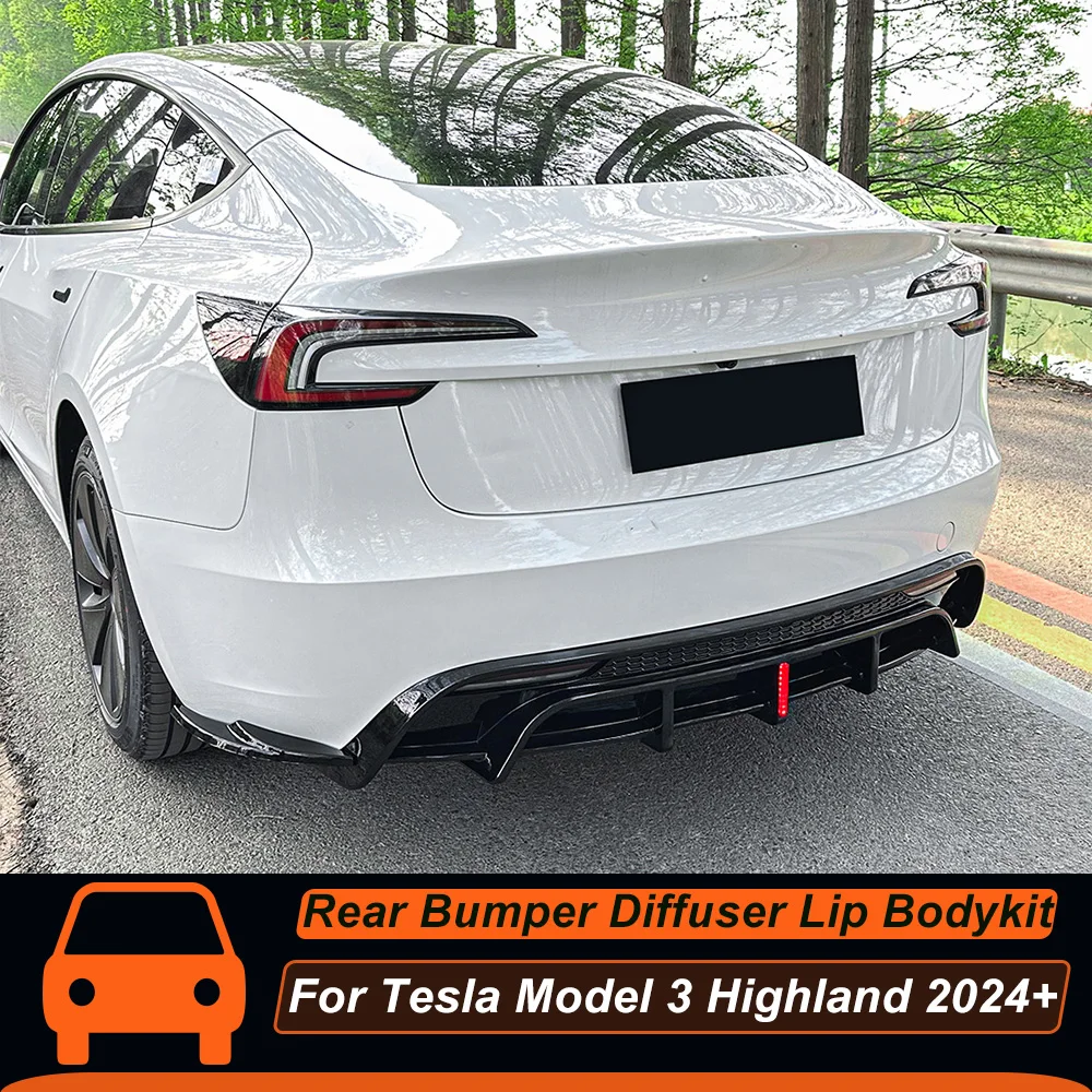 Для Tesla Model 3 Highland 2024 + задний бампер, диффузор, спойлер, сплиттер, комплект со светодиодной подсветкой, модифицированные полипропиленовые аксессуары для тюнинга
Для Tesla Model 3 Highland 2024 + задний бампер, диффузор, спойлер, сплиттер, комплект со светодиодной подсветкой, модифицированные полипропиленовые аксессуары для тюнинга