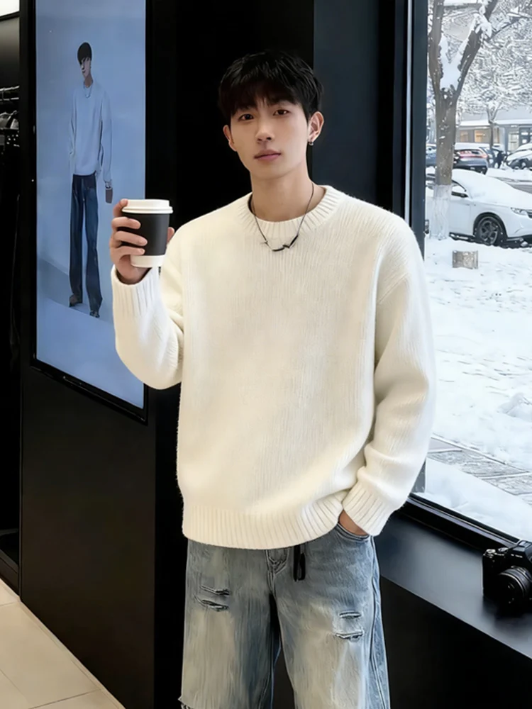 American Sle Fce Lined round Ne Knit Sweater Men Winter Lazy Sle Teenage Inner Wear High End Feeling Base irt
American Sle Fce Lined round Ne Knit Sweater Men Winter Lazy Sle Teenage Inner Wear High End Feeling Base irt