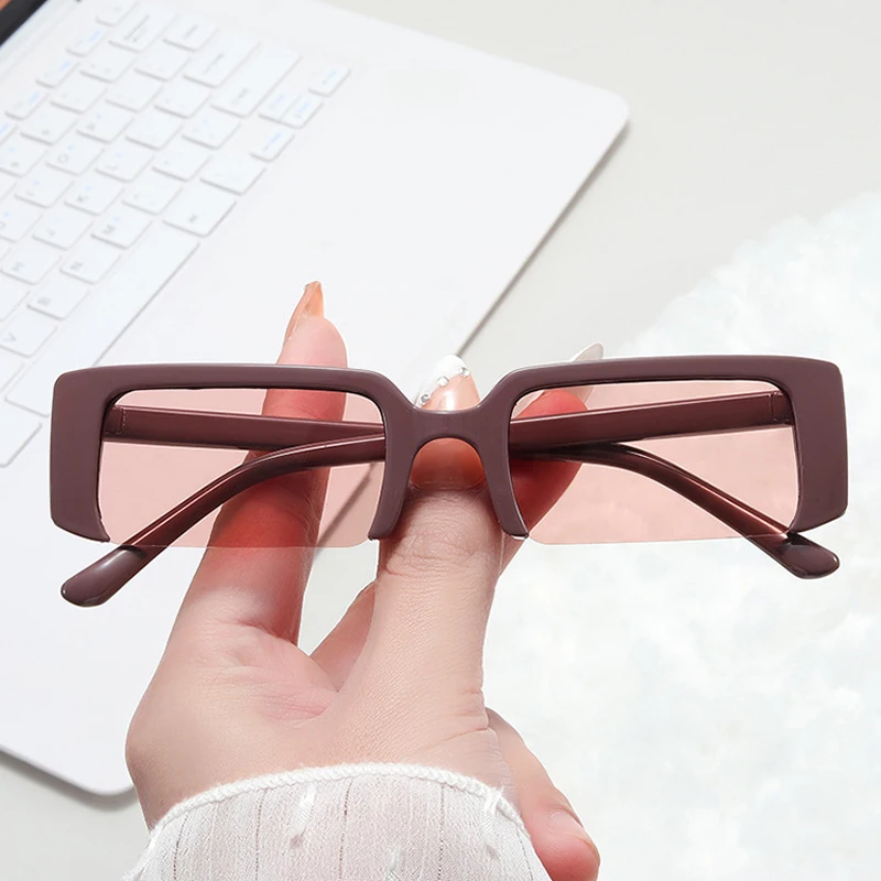 Fashion Small Rectangle Sunglasses New Design Half Frame Eyeglasses Oudoor UV 400 Sun Glasses Men Women Sport Eyewear Goggles
Fashion Small Rectangle Sunglasses New Design Half Frame Eyeglasses Oudoor UV 400 Sun Glasses Men Women Sport Eyewear Goggles