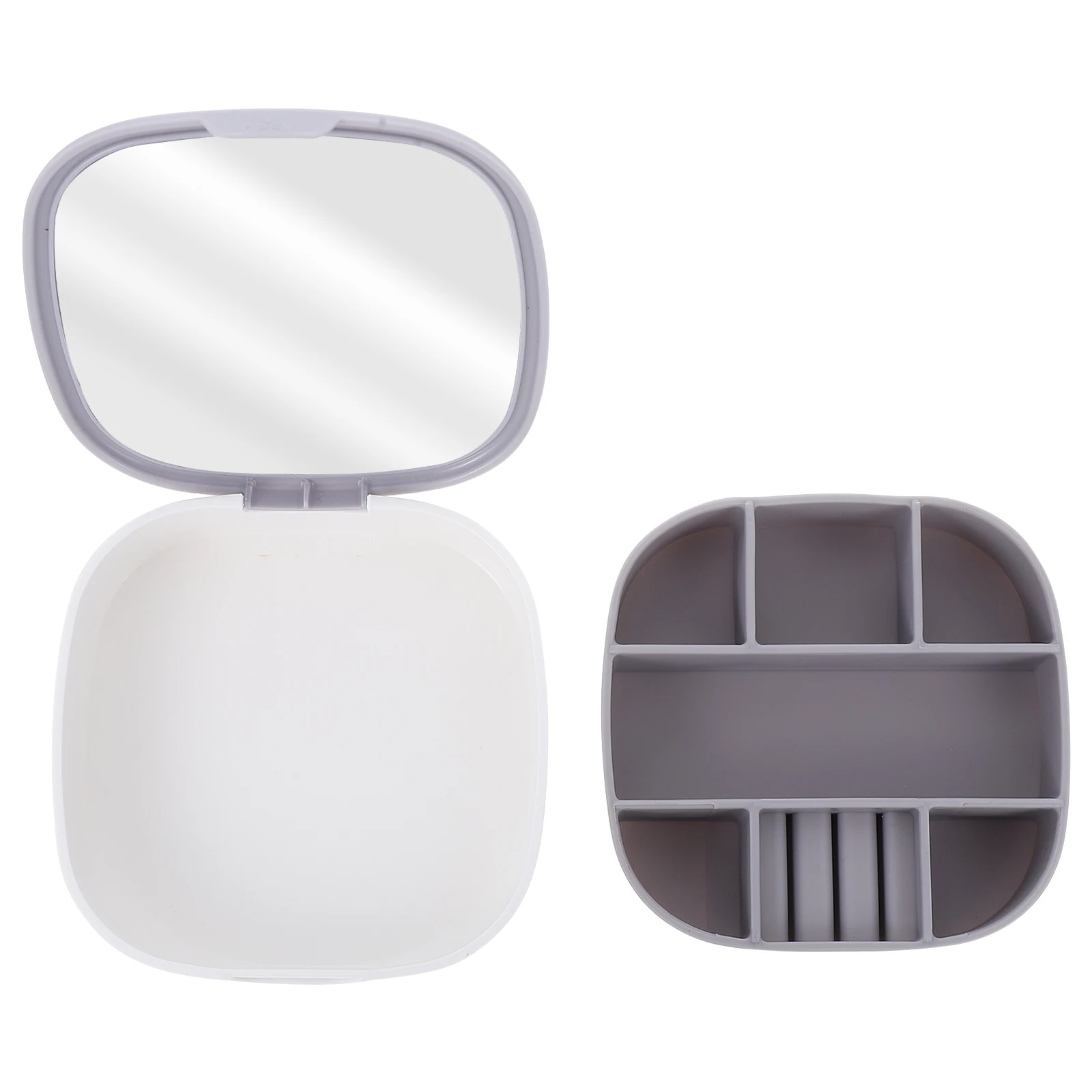 Portable Jewelry Box ABS HIPS TPR Material Multi grid Containers for Earrings Necklaces Bracelets Brooches Hairpins Home Decor
Portable Jewelry Box ABS HIPS TPR Material Multi grid Containers for Earrings Necklaces Bracelets Brooches Hairpins Home Decor