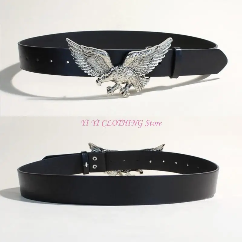 N5KF Western Animal Studded PU Belt For Men And Women Adjustable Waist Belt Unisex Fashion Accessory
N5KF Western Animal Studded PU Belt For Men And Women Adjustable Waist Belt Unisex Fashion Accessory