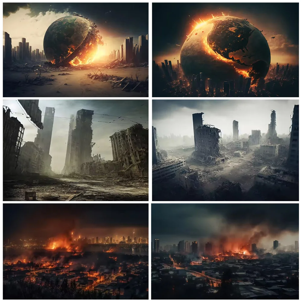 Ruined City Ruins The End Of The World,Ruined Streets Falling Flames Of The Planet Background Of The Doomsday Party And Studio
Ruined City Ruins The End Of The World,Ruined Streets Falling Flames Of The Planet Background Of The Doomsday Party And Studio