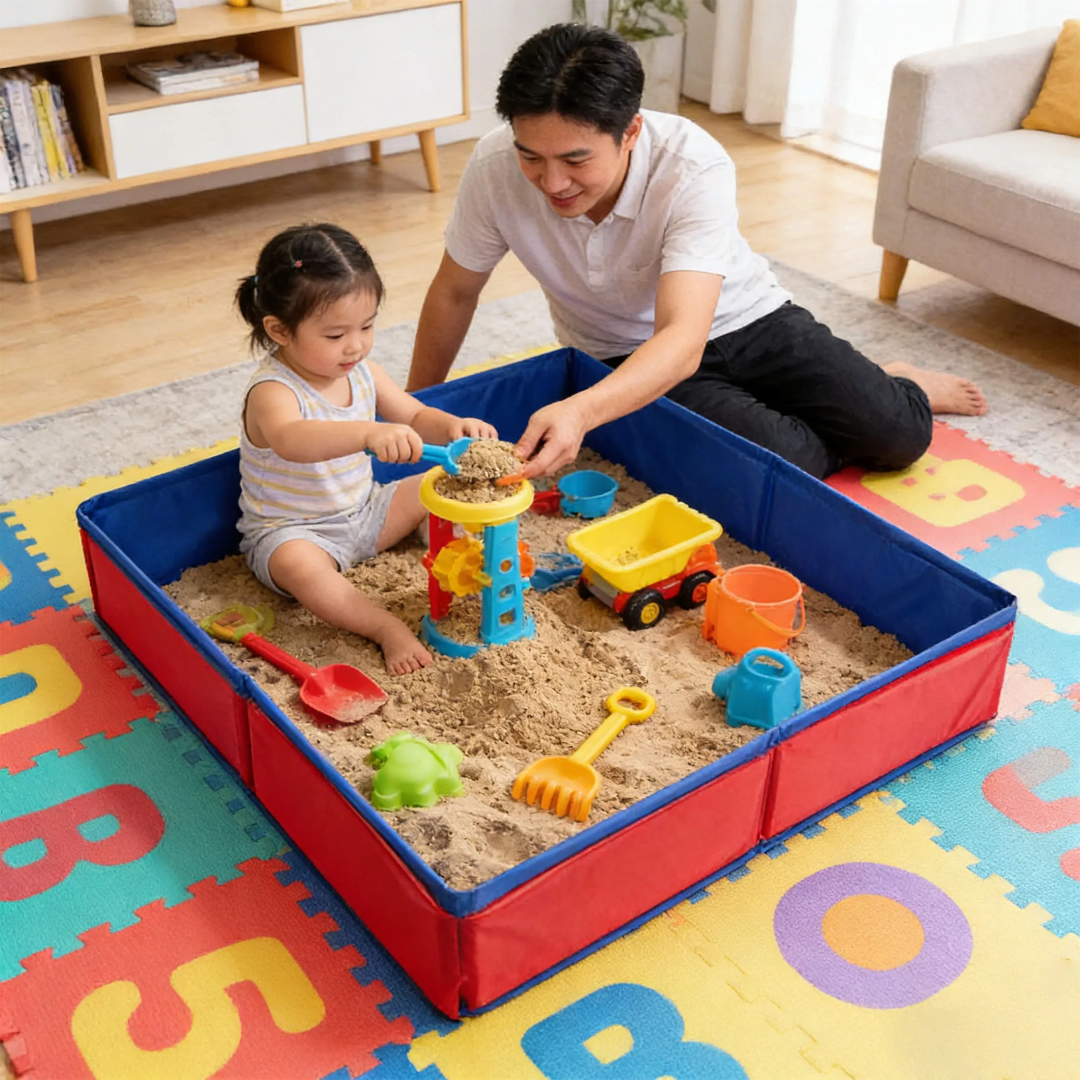 Children's Sandbox Toys, Summer Beach Indoor Outdoor Toys Sandbox Toys for Kids Girl and Boys Sand Box Backyard Patio Garden
Children's Sandbox Toys, Summer Beach Indoor Outdoor Toys Sandbox Toys for Kids Girl and Boys Sand Box Backyard Patio Garden