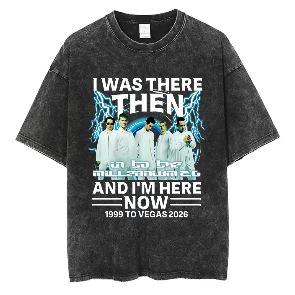 Washed Vintage Backstreet Boys Millennium Tour 2026 T-shirt Men Women Fashion Pop Music T Shirt Male Casual Oversized T-shirts
Washed Vintage Backstreet Boys Millennium Tour 2026 T-shirt Men Women Fashion Pop Music T Shirt Male Casual Oversized T-shirts