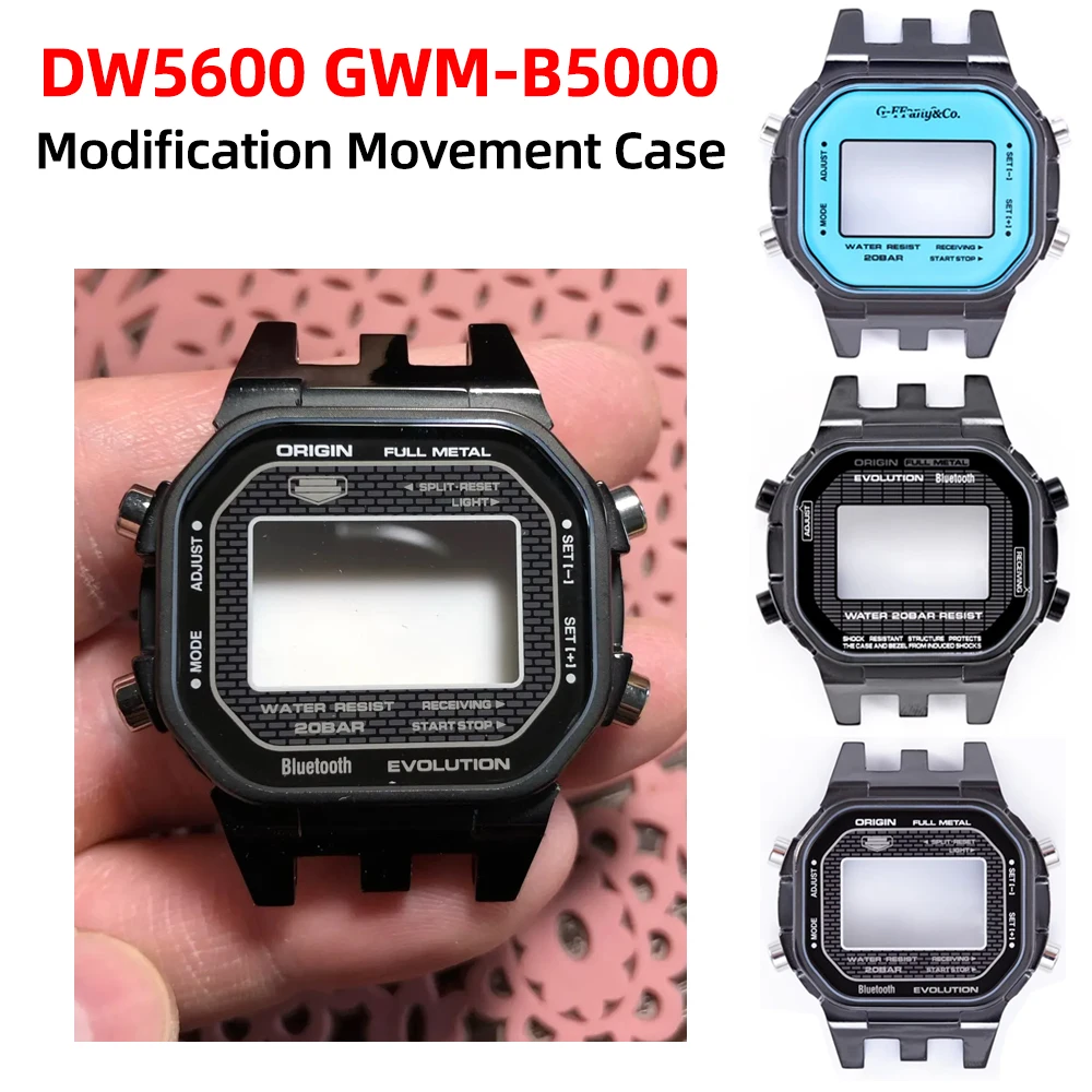 Корпус для часов Casio DW5600, маленький квадратный, для модификации, полностью металлический, универсальный, для механизмов B5000 и GMW-B5000, с ремешком.
Корпус для часов Casio DW5600, маленький квадратный, для модификации, полностью металлический, универсальный, для механизмов B5000 и GMW-B5000, с ремешком.