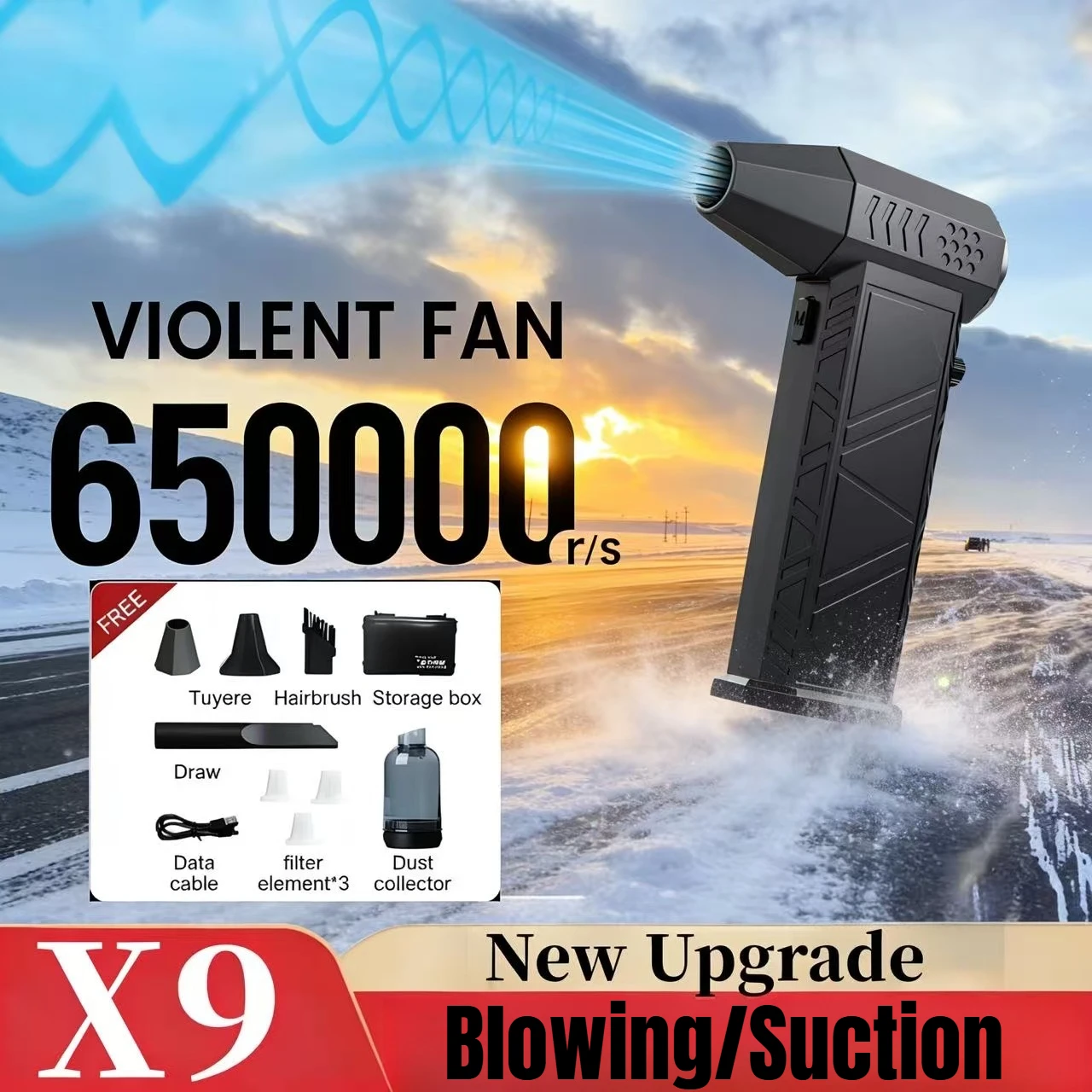 Турбоструйный пылесос, 650000 об/мин, с 3 фильтрами, портативный воздуходувка для выдувания/всасывания, очистка ПК/клавиатуры, турбовентилятор для удаления пыли
Турбоструйный пылесос, 650000 об/мин, с 3 фильтрами, портативный воздуходувка для выдувания/всасывания, очистка ПК/клавиатуры, турбовентилятор для удаления пыли