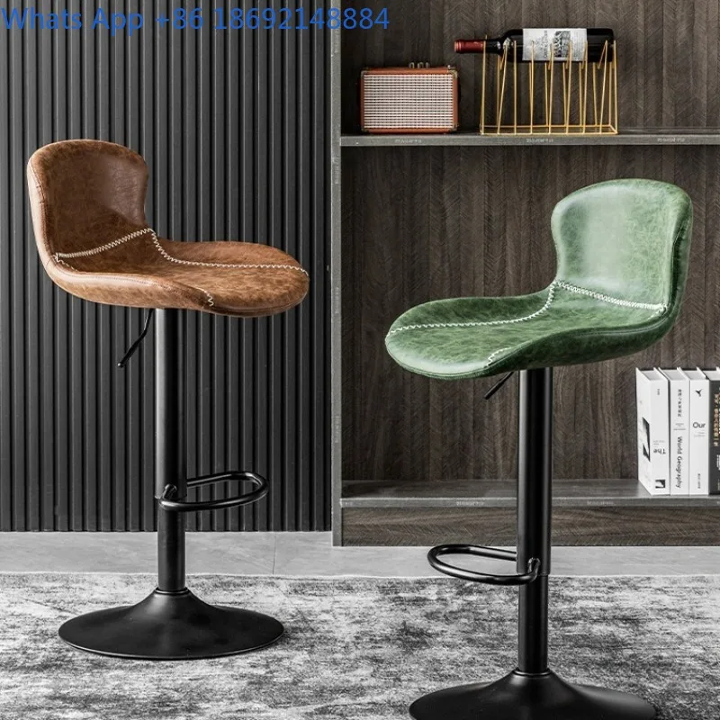 Nordic Bar Stool Modern Simple Home Light Luxury Adjustable Backrest Bar Chair Front Desk Cashier High Bar Stool
Nordic Bar Stool Modern Simple Home Light Luxury Adjustable Backrest Bar Chair Front Desk Cashier High Bar Stool
