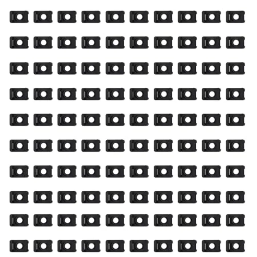 100PCS Cable Tie Mounting Base Cable Tie Bracket Plastic Cable Management Clip 4.5mm Width Black
100PCS Cable Tie Mounting Base Cable Tie Bracket Plastic Cable Management Clip 4.5mm Width Black