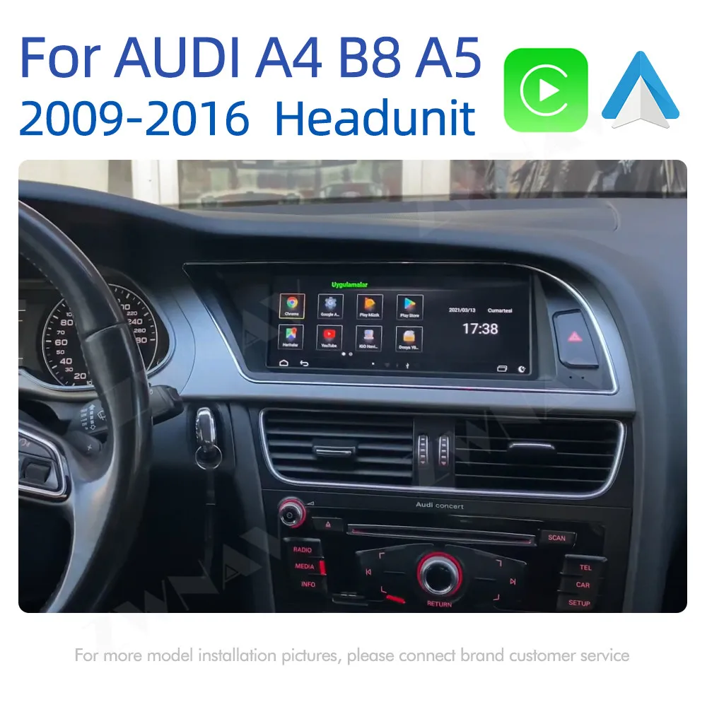 Стерео радио для Audi A4 B8 A5 2009-2016 сенсорный экран Android 12,0 авто беспроводной CarPlay Мультимедиа GPS навигация головное устройство DSP
Стерео радио для Audi A4 B8 A5 2009-2016 сенсорный экран Android 12,0 авто беспроводной CarPlay Мультимедиа GPS навигация головное устройство DSP