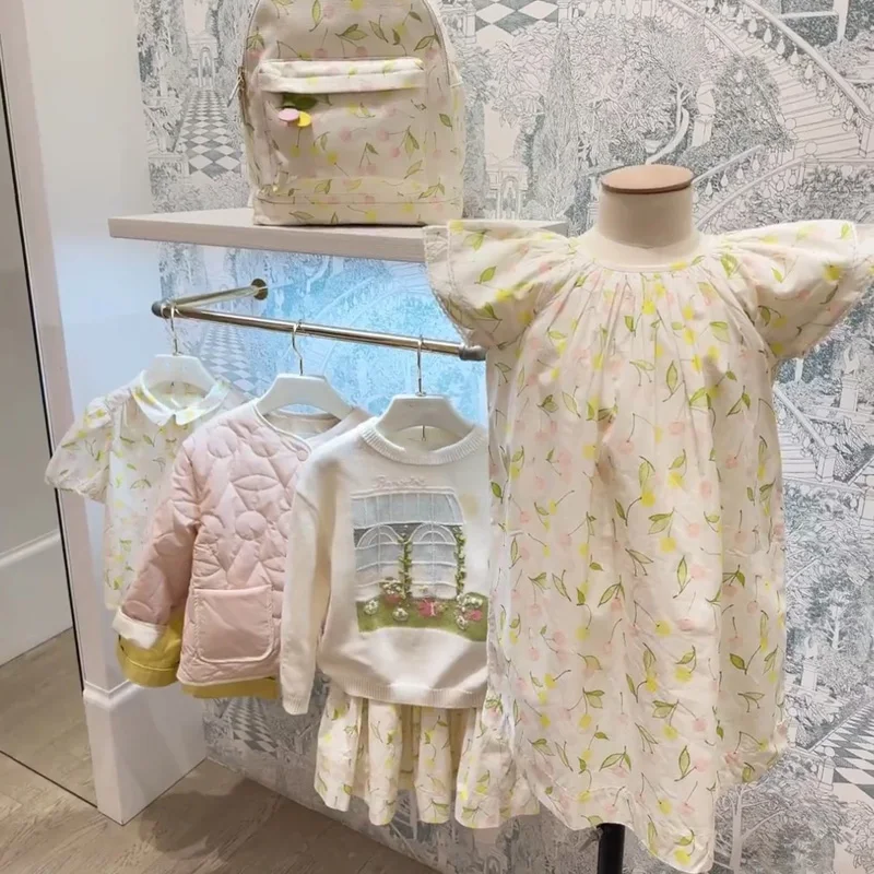 Pre-sale(ship March) 2026 BP NEW Spring Summer Baby Girls Dresses Floral Print Shirts and Skirts Kids Clothes Baby Girl Clothes
Pre-sale(ship March) 2026 BP NEW Spring Summer Baby Girls Dresses Floral Print Shirts and Skirts Kids Clothes Baby Girl Clothes