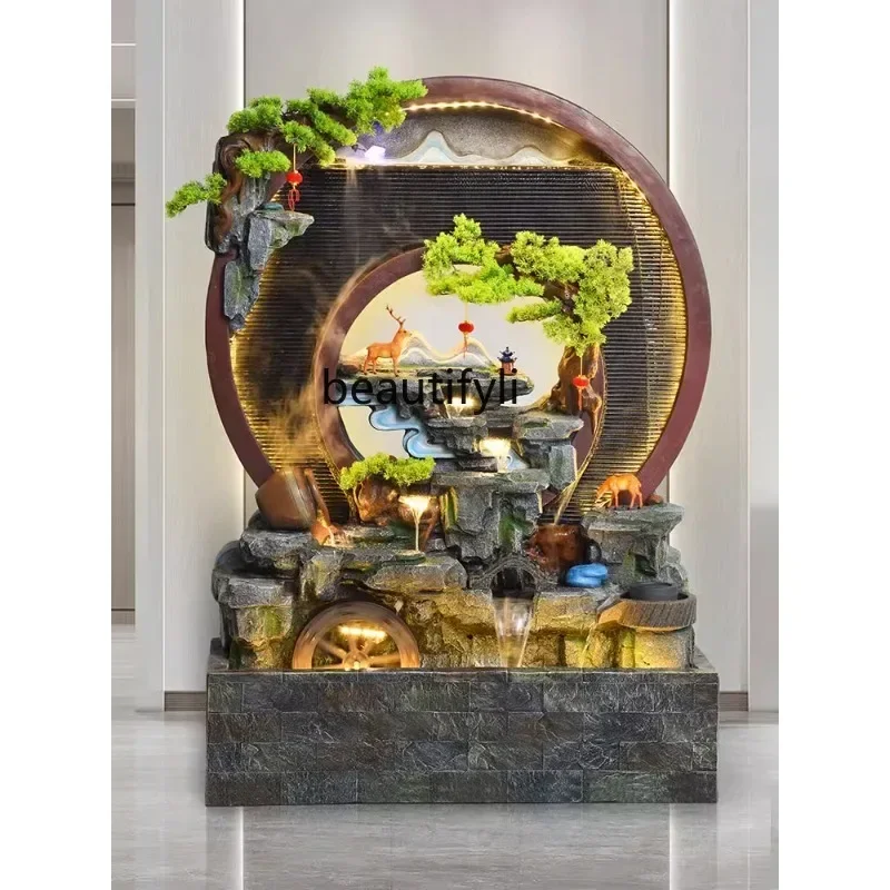 Large Floor Water Curtain Wall Water Screen Home Garden Courtyard Decoration Fengshui Wheel Ornaments
Large Floor Water Curtain Wall Water Screen Home Garden Courtyard Decoration Fengshui Wheel Ornaments