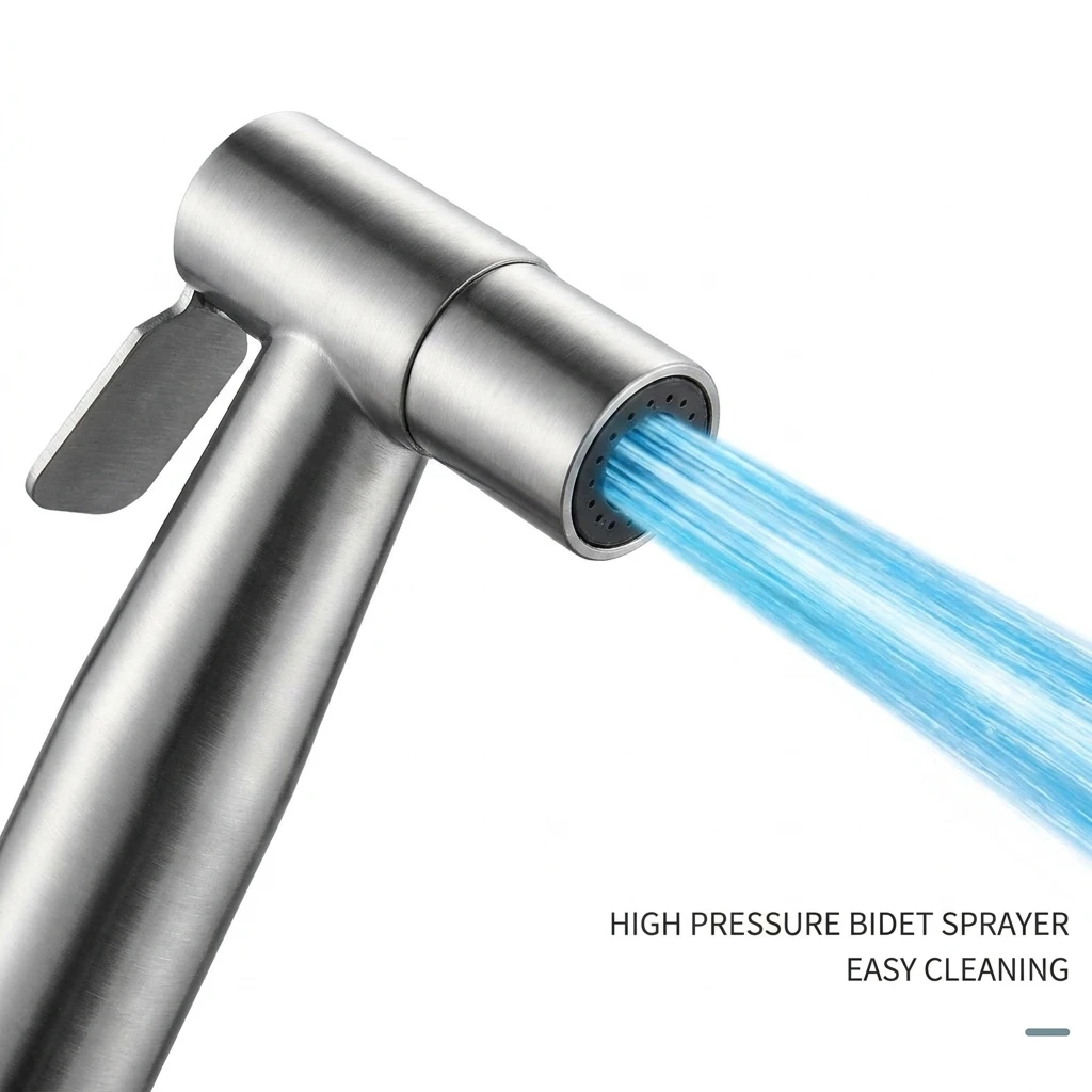 Stainless Steel High Pressure Handheld Shower Kit with 4.8-Inch Hose And Wall Bracket for Bathroom Cleaning Spray Gun brushed gold shower system
Stainless Steel High Pressure Handheld Shower Kit with 4.8-Inch Hose And Wall Bracket for Bathroom Cleaning Spray Gun brushed gold shower system