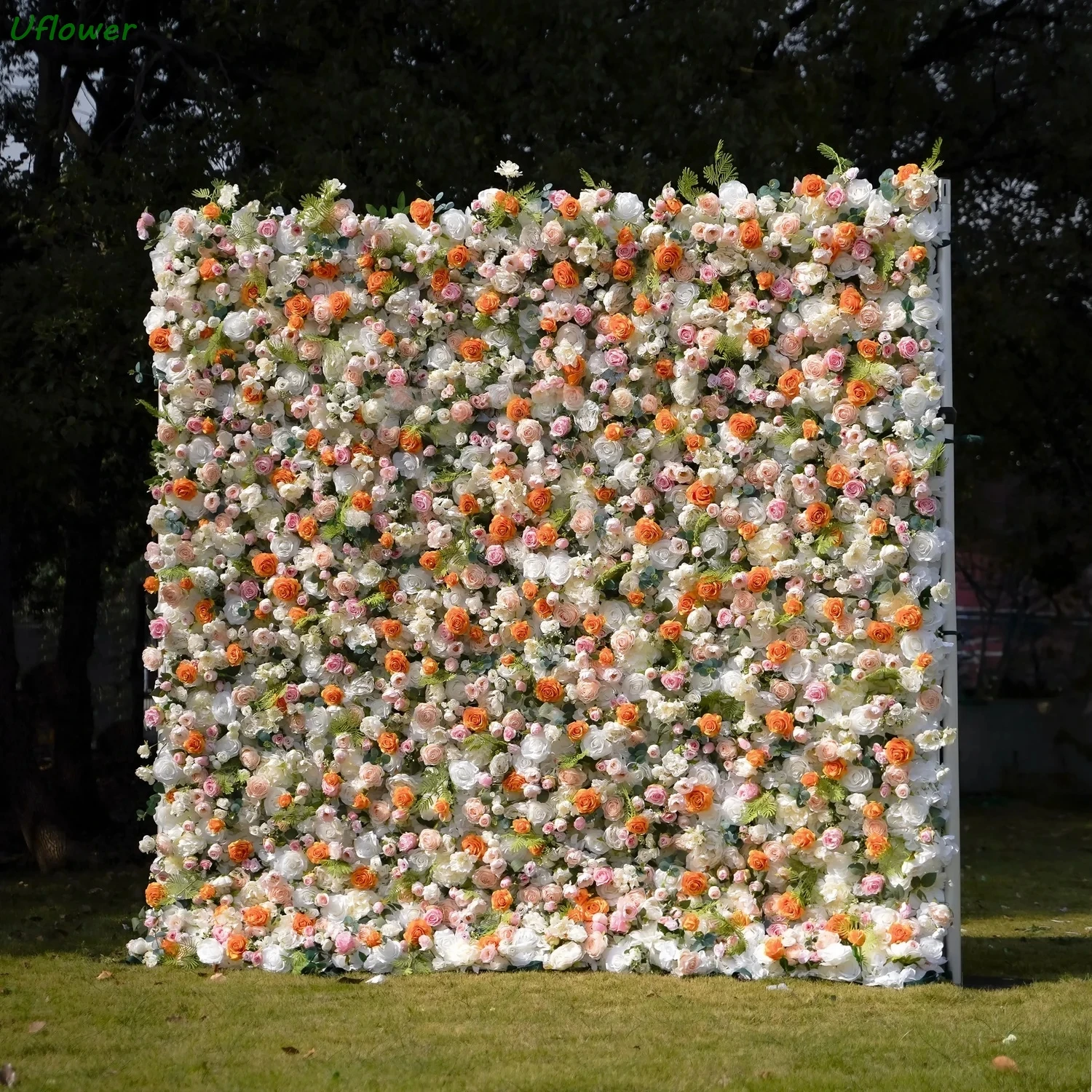 Uflower Artificial Floral Wall Roll-Up Hanging Fabric Backdrop Curtain for Wedding Event Party Decorations
Uflower Artificial Floral Wall Roll-Up Hanging Fabric Backdrop Curtain for Wedding Event Party Decorations