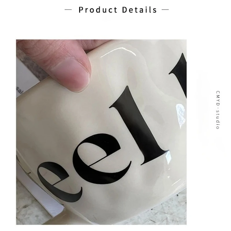 Керамическая кружка большой емкости, 350 мл, ручная защемленная большие уши, домашняя высококачественная чашка для воды, чашка для молока, кофе, пара, подарочная чашка
Керамическая кружка большой емкости, 350 мл, ручная защемленная большие уши, домашняя высококачественная чашка для воды, чашка для молока, кофе, пара, подарочная чашка