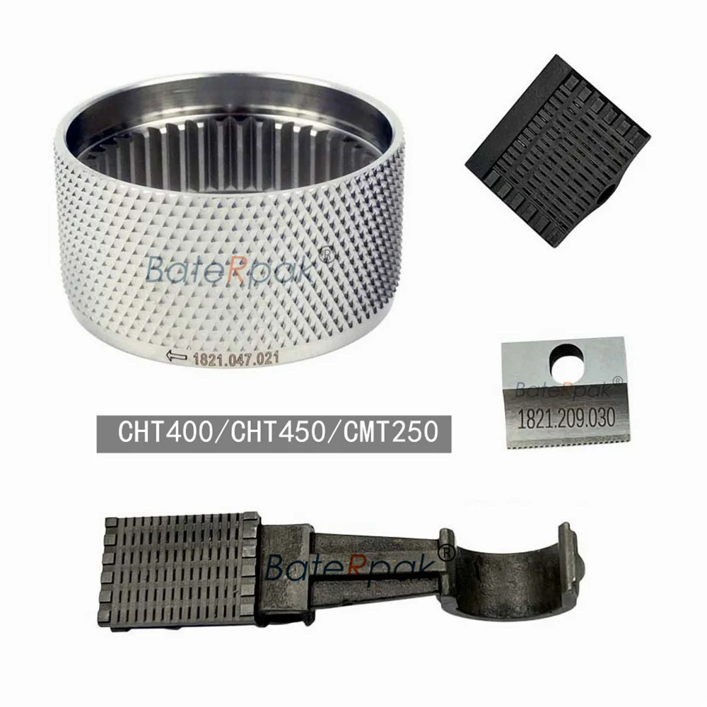 BateRpak CHT400, CMT250 CHT450, натяжной шкив обвязочной машины, переднее зубчатое колесо 1821.047.021, цена 1 шт., сделано в Китае
BateRpak CHT400, CMT250 CHT450, натяжной шкив обвязочной машины, переднее зубчатое колесо 1821.047.021, цена 1 шт., сделано в Китае