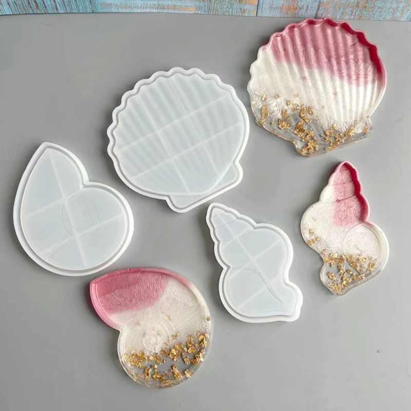 Multi-style Conch Candle Cushion Mat Silicone Mold Ocean Shell Epoxy Resin Crystal Tray Coaster Mould Home Decor Storage Gifts
Multi-style Conch Candle Cushion Mat Silicone Mold Ocean Shell Epoxy Resin Crystal Tray Coaster Mould Home Decor Storage Gifts