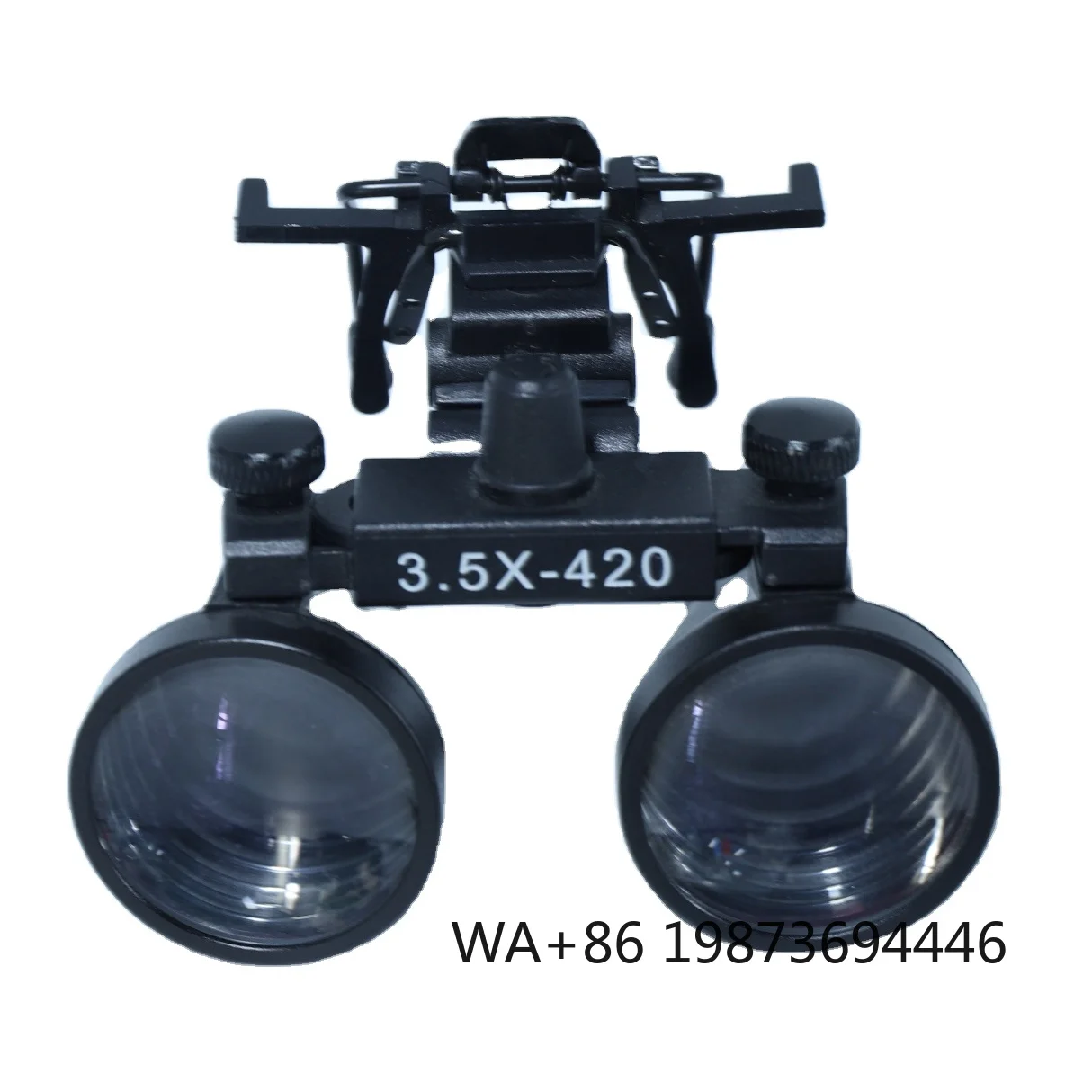 3.5X Binocular Dental Loupes with Headlight, 420mm Working Distance Dentist Tools
3.5X Binocular Dental Loupes with Headlight, 420mm Working Distance Dentist Tools