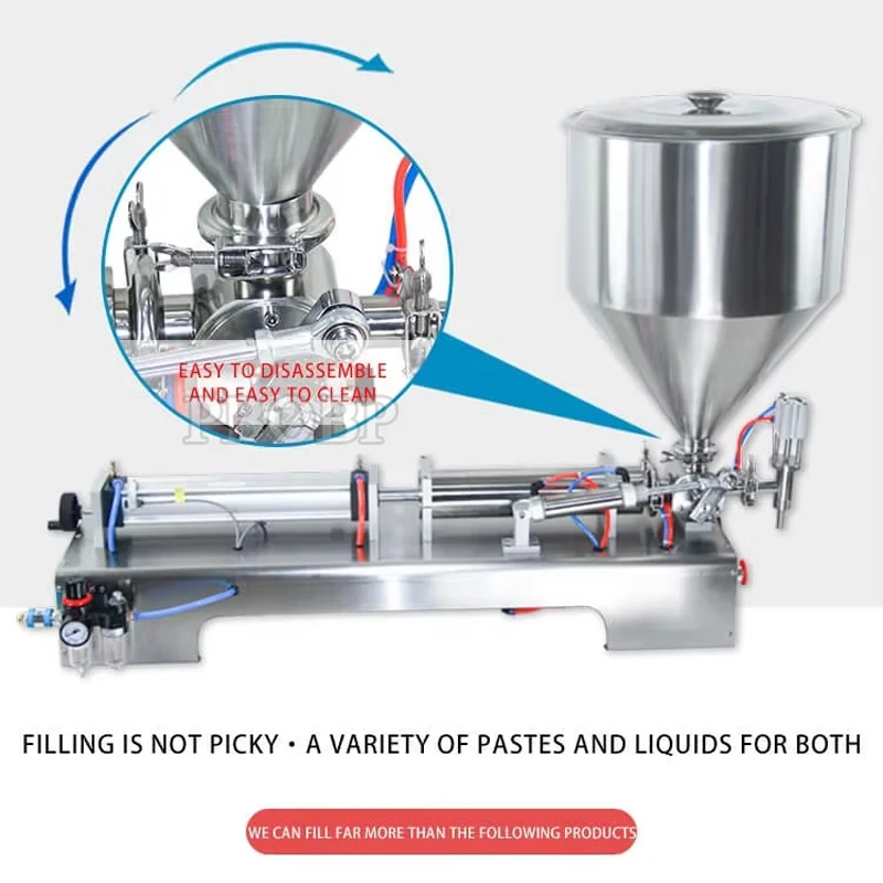 PBOBP Semi-automatic Paste Filling Machine Conveyor Belt Accessories Can Be Used To Fill Beverages Jams
PBOBP Semi-automatic Paste Filling Machine Conveyor Belt Accessories Can Be Used To Fill Beverages Jams