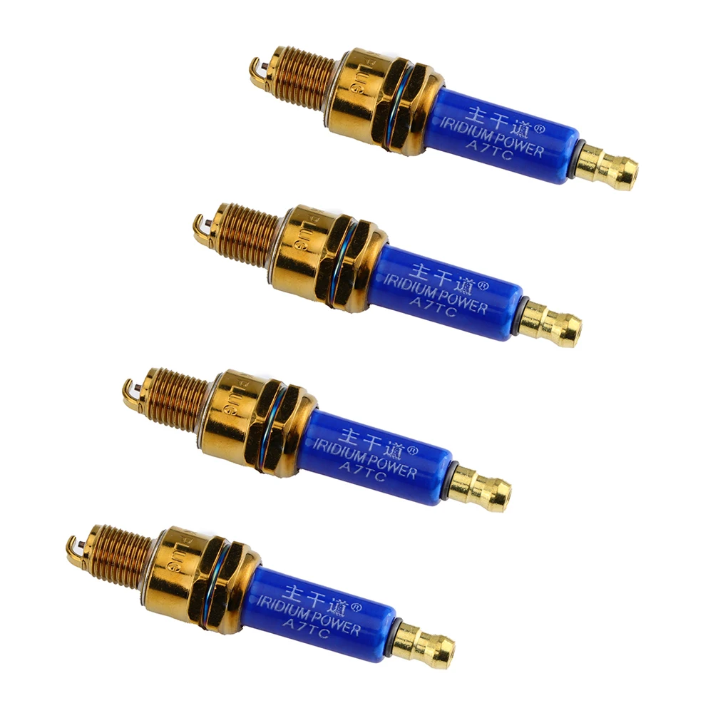 High-performance Iridium A7TC Spark Plug For CD70/CD110 GY6 50cc-150cc ATV Dirt Bike Pit Bike Scooter Motorcycle Accessories
High-performance Iridium A7TC Spark Plug For CD70/CD110 GY6 50cc-150cc ATV Dirt Bike Pit Bike Scooter Motorcycle Accessories