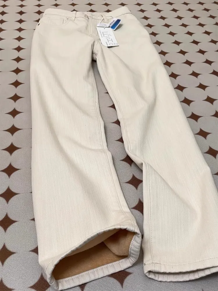 Retro Hong Kong Style High Waist Fleece Lined Wide Leg Jeans Women's Autumn Winter New Warm Versatile Slimming Straight Cut P...
Retro Hong Kong Style High Waist Fleece Lined Wide Leg Jeans Women's Autumn Winter New Warm Versatile Slimming Straight Cut P...