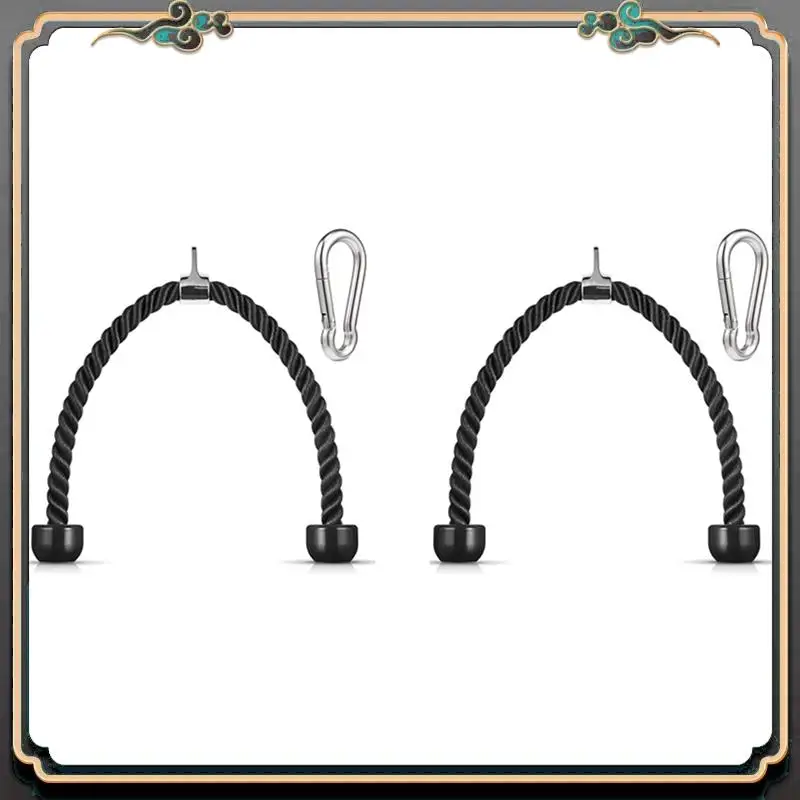 Premium 2X Tricep Pull Down Rope 36 Inches With Snap Hook, Fitness Attachment Cable Machine Pulldown Rope For Home Gym
Premium 2X Tricep Pull Down Rope 36 Inches With Snap Hook, Fitness Attachment Cable Machine Pulldown Rope For Home Gym