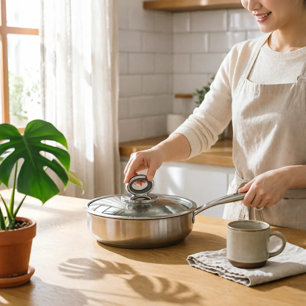 Stainless Steel Skillet with Lid Fluorinewithout Stainless Steel Frying Pan Induction Frying Pan Flat Bottom Cookware Wide
Stainless Steel Skillet with Lid Fluorinewithout Stainless Steel Frying Pan Induction Frying Pan Flat Bottom Cookware Wide