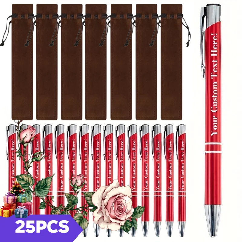 25sets personalized metal ballpoint pen set, custom writing tools, multi-functional pens, suitable for school and office use.
25sets personalized metal ballpoint pen set, custom writing tools, multi-functional pens, suitable for school and office use.