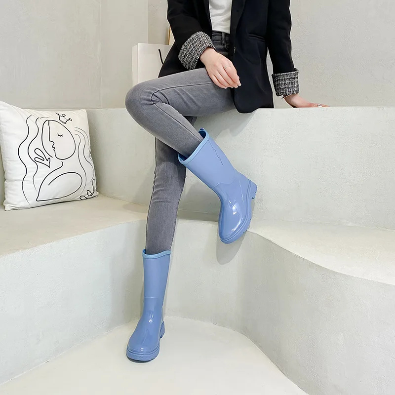 Women's High-Tube Rain Boots Summer Thick Bottom Waterproof Adult Fashionable Mid-Calf Cute High Tube Wear-Resistant Waterpro...
Women's High-Tube Rain Boots Summer Thick Bottom Waterproof Adult Fashionable Mid-Calf Cute High Tube Wear-Resistant Waterpro...