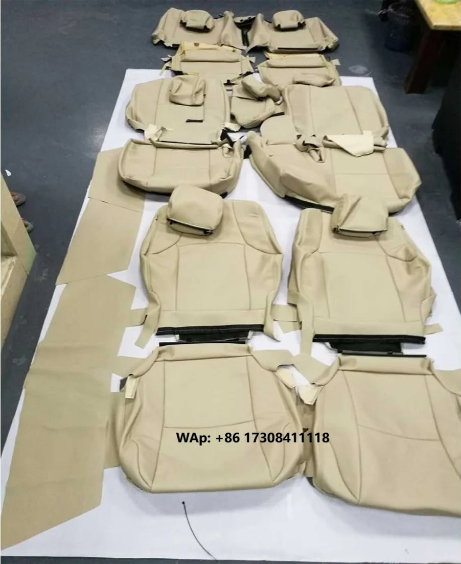 Car Replacement OEM Upholstery Seat Cover Full Set 7 Seats for Land Cruiser LC200 LC300 LC350 Prado Airbag Compatible
Car Replacement OEM Upholstery Seat Cover Full Set 7 Seats for Land Cruiser LC200 LC300 LC350 Prado Airbag Compatible