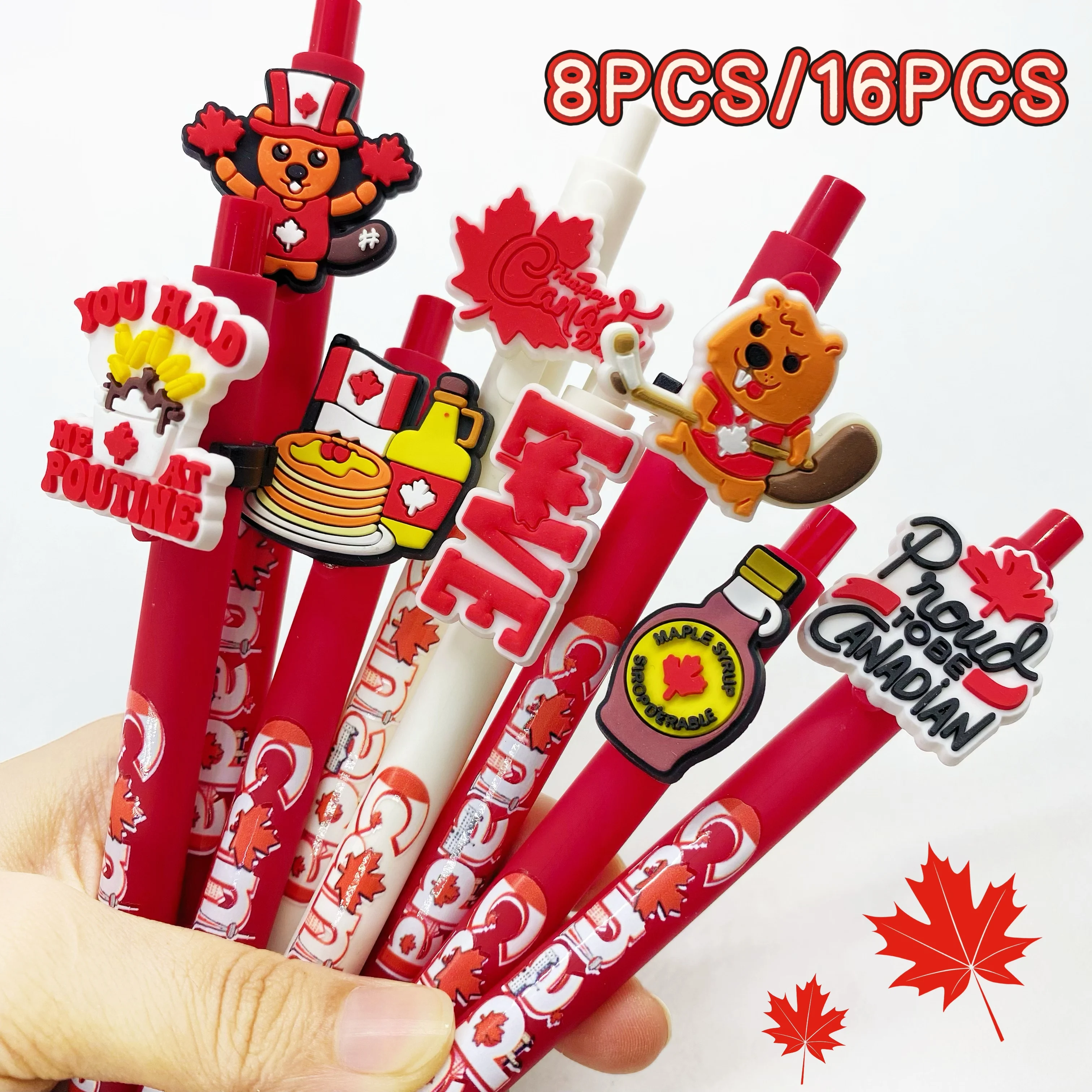 Canada Theme Ballpoint Pen Set 8PCS/16PCS for Back-to-School Season Creative Personalized Writing Pens Office Supplies
Canada Theme Ballpoint Pen Set 8PCS/16PCS for Back-to-School Season Creative Personalized Writing Pens Office Supplies