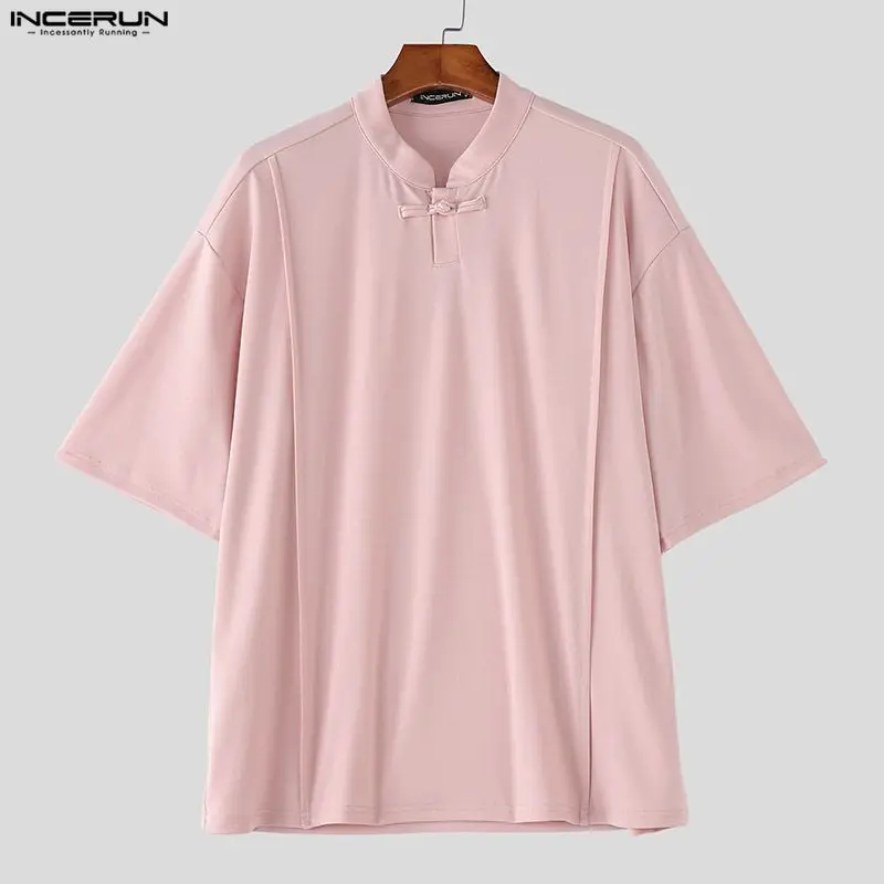 INCERUN Men's Shirt Solid Color Stand Collar Short Sleeve Summer Men Clothes Streetwear Vintage Shirts 2026 Fashion Casual Tops
INCERUN Men's Shirt Solid Color Stand Collar Short Sleeve Summer Men Clothes Streetwear Vintage Shirts 2026 Fashion Casual Tops