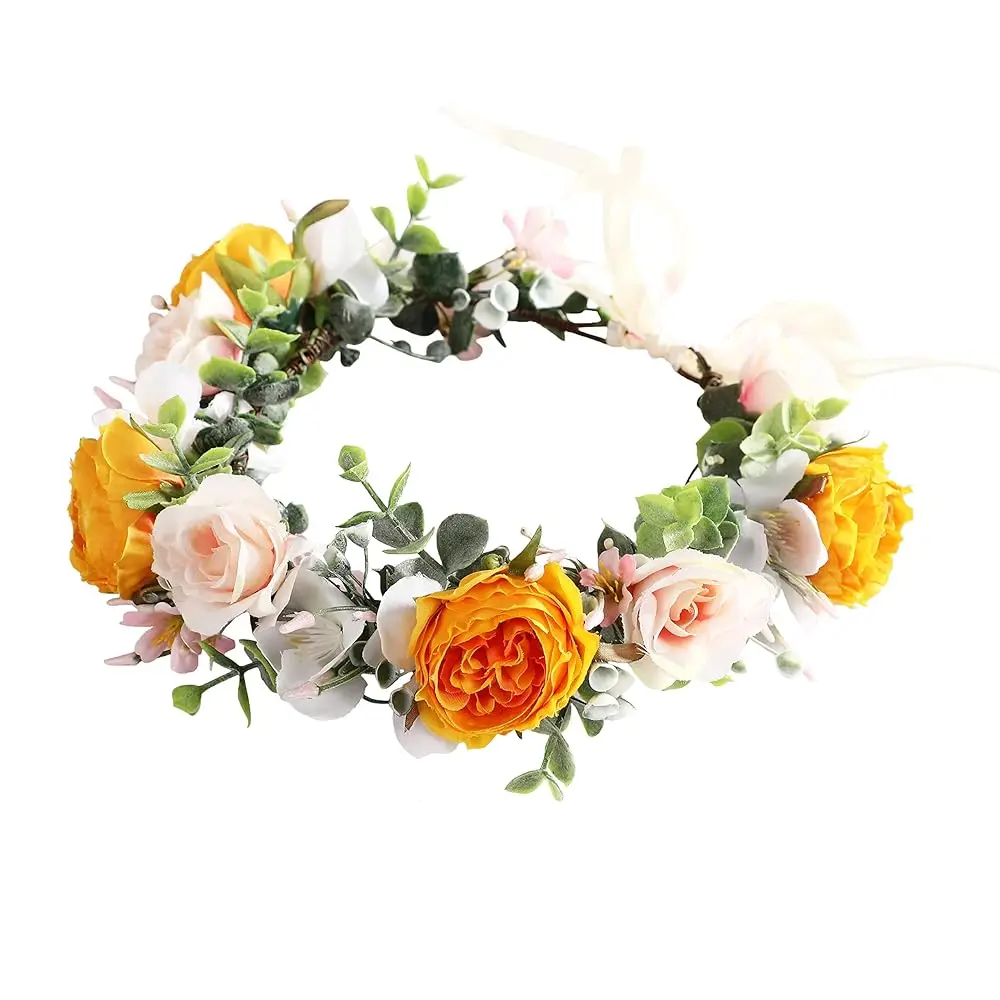 Vivivalue Floral Crown Flower Garland Headband Floral Headpiece Halo Wedding Party Photos
Vivivalue Floral Crown Flower Garland Headband Floral Headpiece Halo Wedding Party Photos
