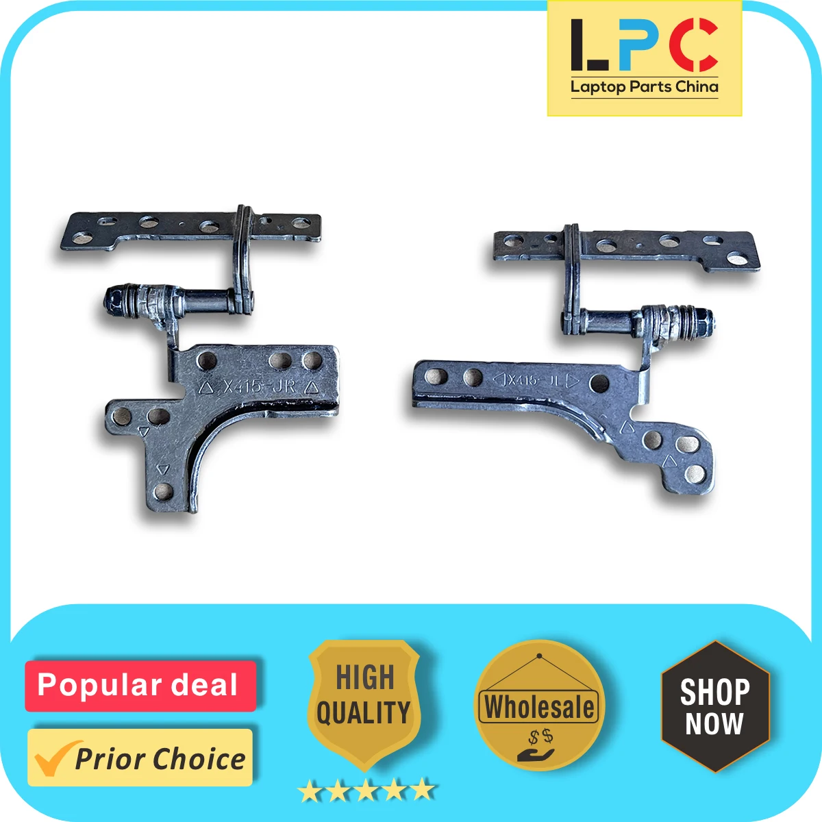 For Laptop LCD Screen Hinge Set Left+Right Hinges Compatible Replacement For Asus X409 Series
For Laptop LCD Screen Hinge Set Left+Right Hinges Compatible Replacement For Asus X409 Series