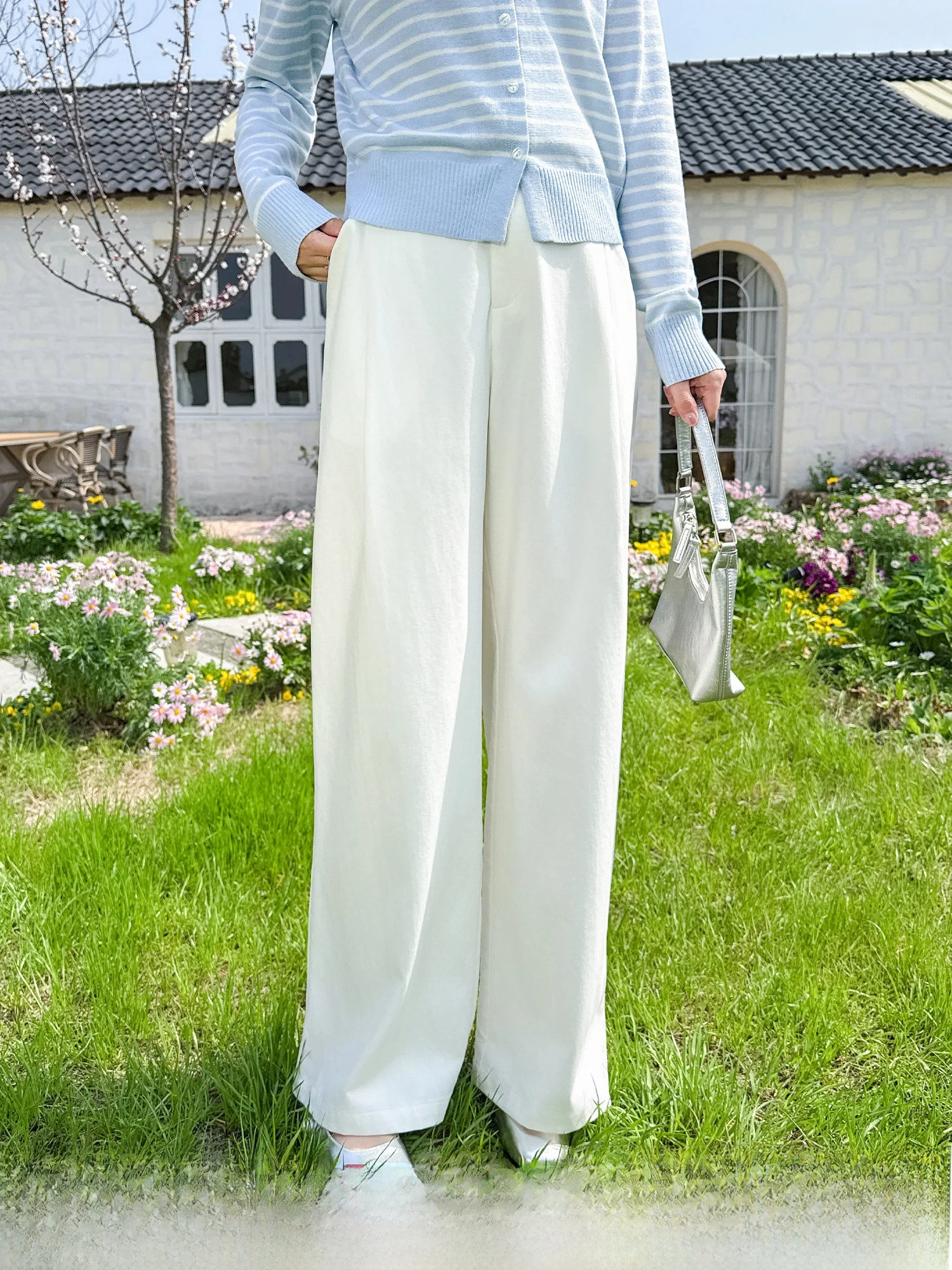 Zillal Holiday Casual Loose Wide Leg Pants Minimalist Lenzing Cotton Drapey High Waist Polyester Fiber Ladies Trousers
Zillal Holiday Casual Loose Wide Leg Pants Minimalist Lenzing Cotton Drapey High Waist Polyester Fiber Ladies Trousers