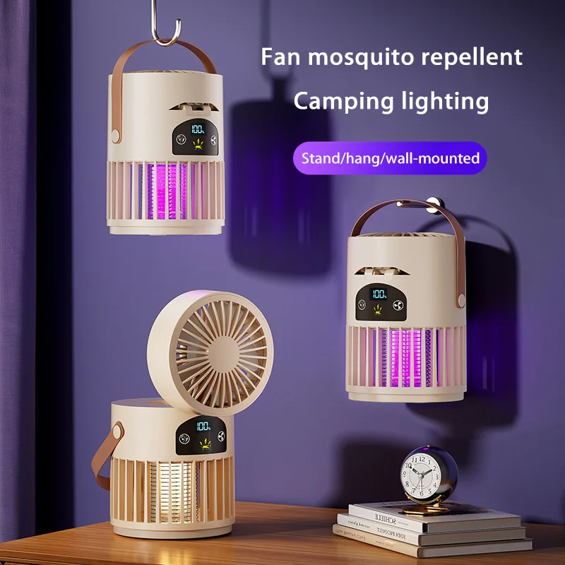 3 in1 Mosquito Killer Fan LampPowerful Blow Fan Multifunction Electric Anti Mosquito With LED Digital Display For Camping
3 in1 Mosquito Killer Fan LampPowerful Blow Fan Multifunction Electric Anti Mosquito With LED Digital Display For Camping