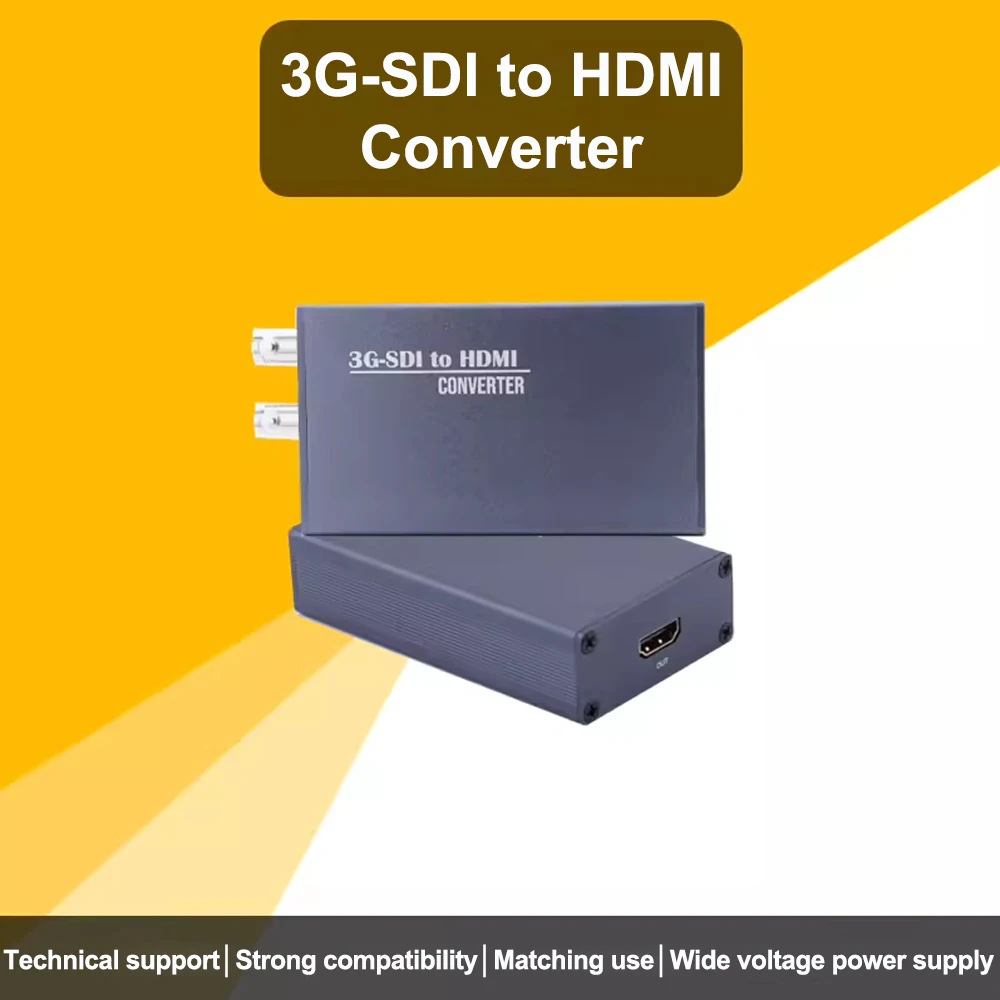 SDI to HDMI converter cable computer audio and video 100 meters transmission 1080P/60Hz broadcast-level high-definition TV
SDI to HDMI converter cable computer audio and video 100 meters transmission 1080P/60Hz broadcast-level high-definition TV