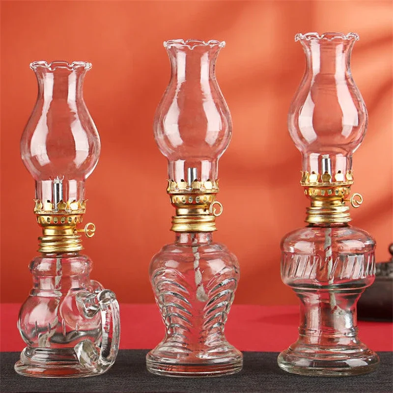 Glass Kerosene Lanterns Oil Lamp Candle Holders Classic Retro Family Decorative Candle Holders Portable Luxury Home Decor
Glass Kerosene Lanterns Oil Lamp Candle Holders Classic Retro Family Decorative Candle Holders Portable Luxury Home Decor