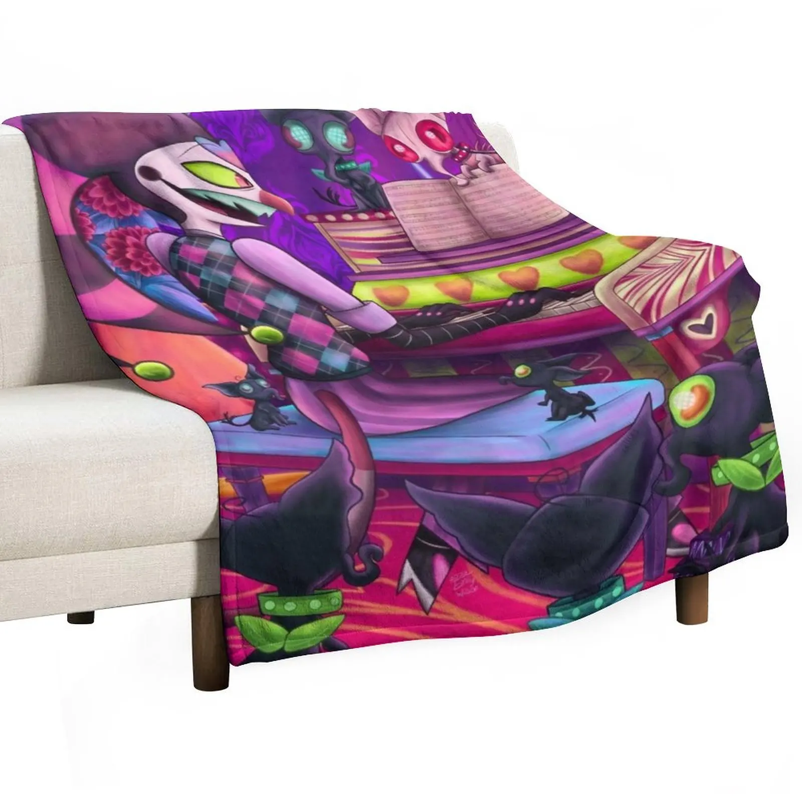 Fizzarolli - Piano Practice with Quieves Throw Blanket Bed Luxury Brand Decoratives Designers Blankets
Fizzarolli - Piano Practice with Quieves Throw Blanket Bed Luxury Brand Decoratives Designers Blankets